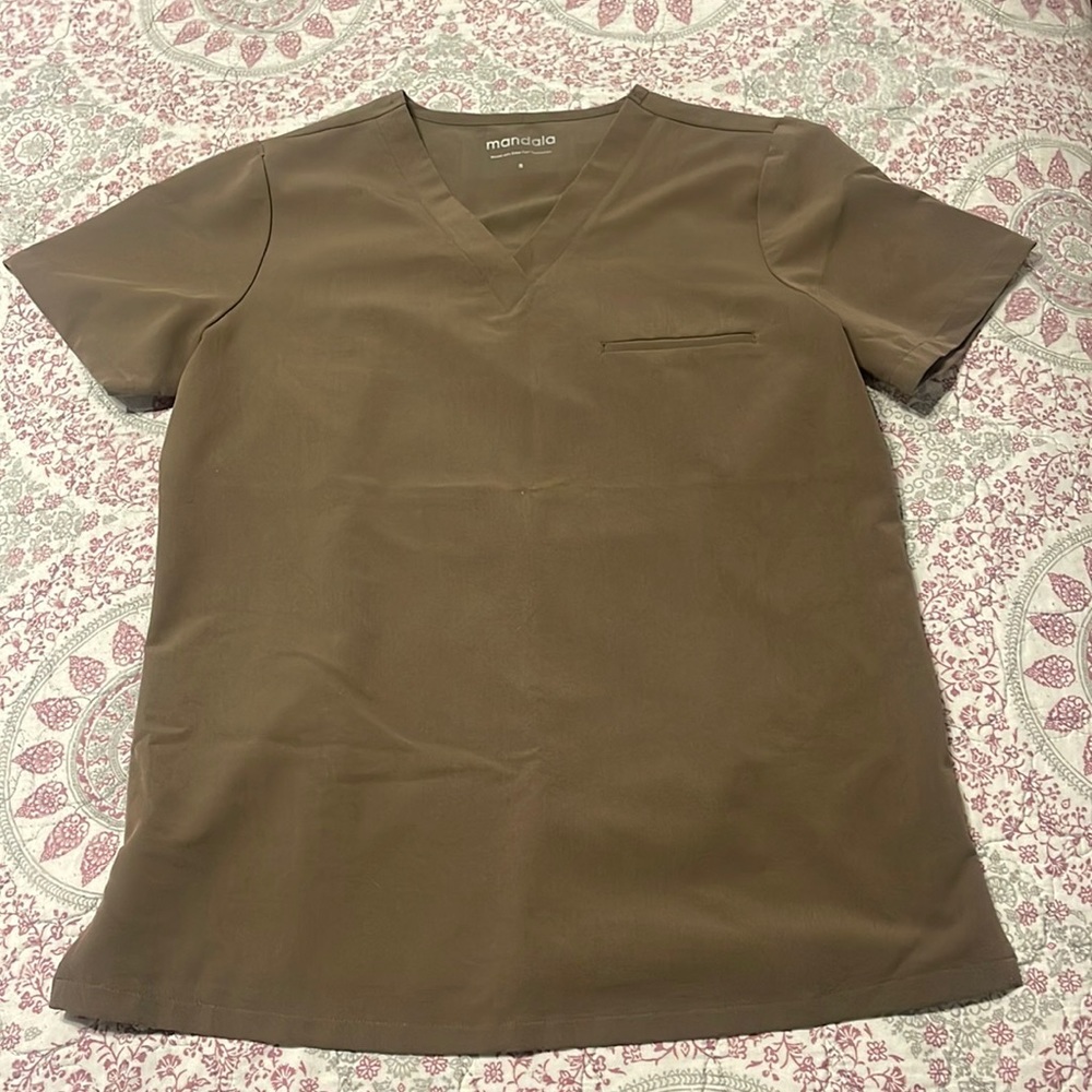Mandala scrub top